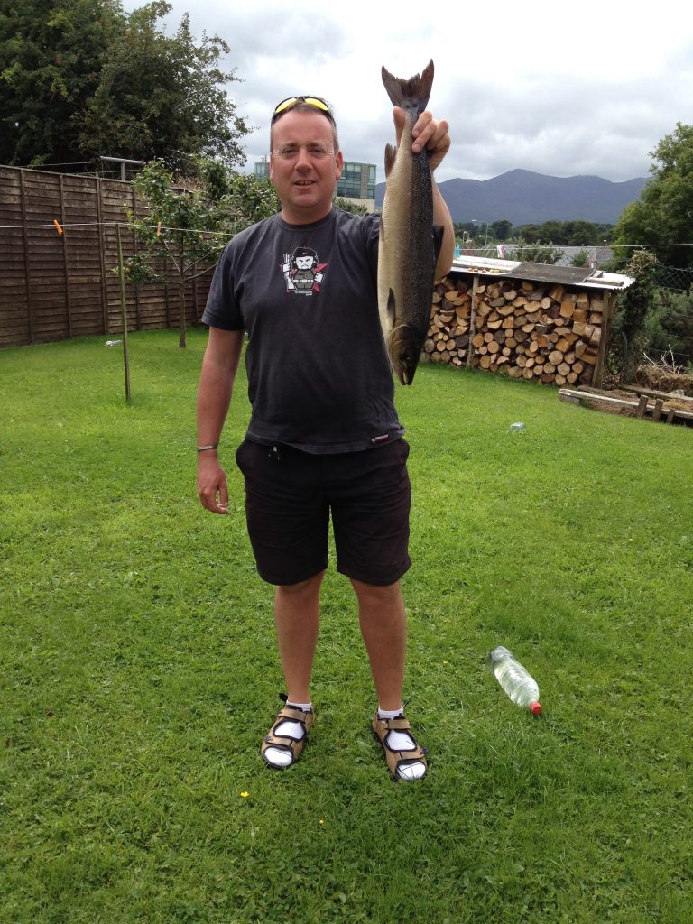 Tony Payne fishing catch Killarney